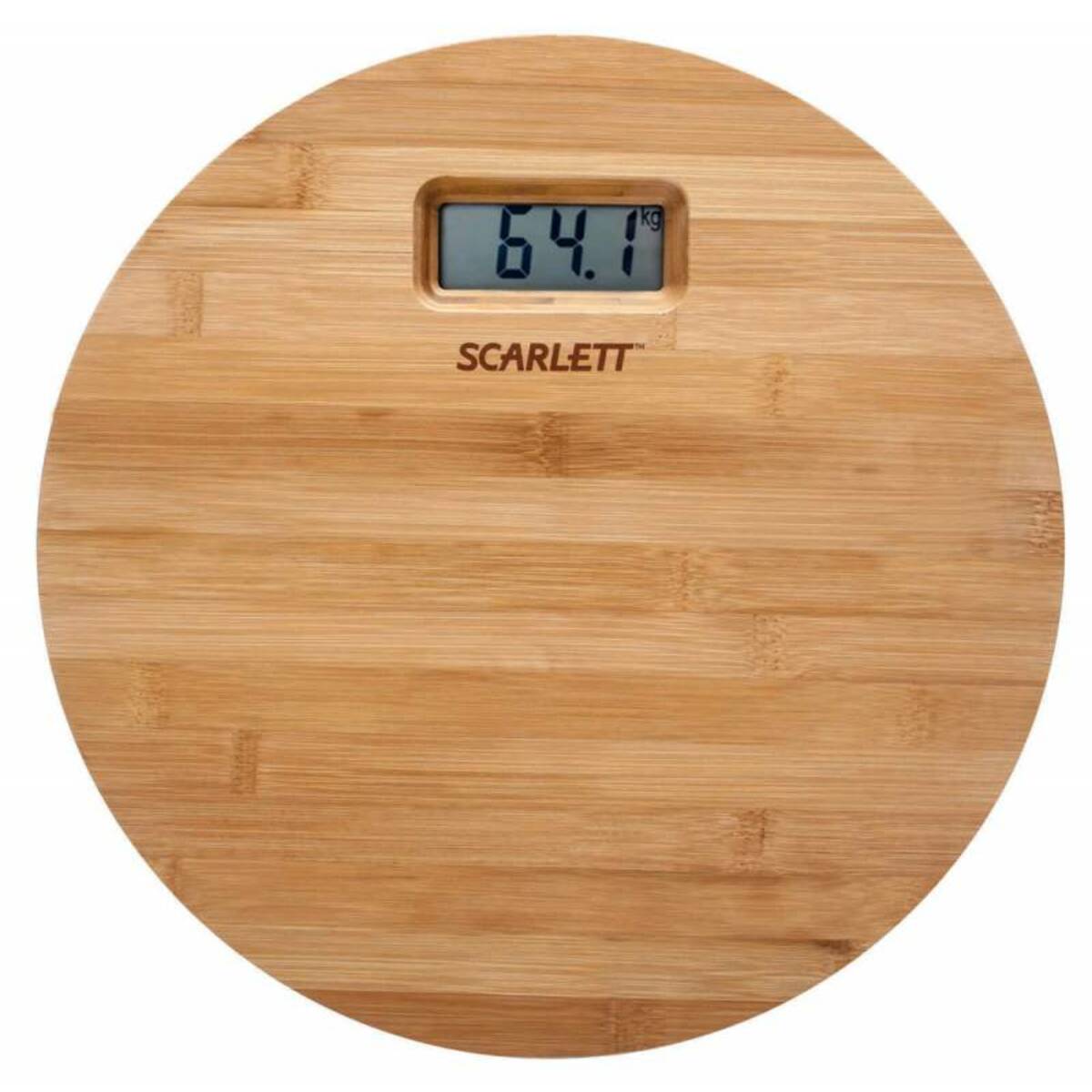 Весы напольные электронные Scarlett SC-BS33E061 (Цвет: Bamboo)