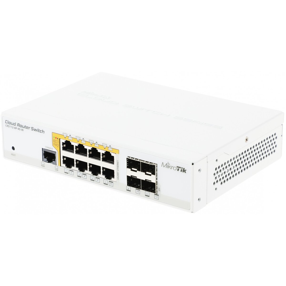 Коммутатор MIKROTIK CRS112-8P-4S-IN