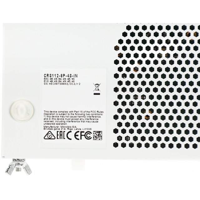 Коммутатор MIKROTIK CRS112-8P-4S-IN