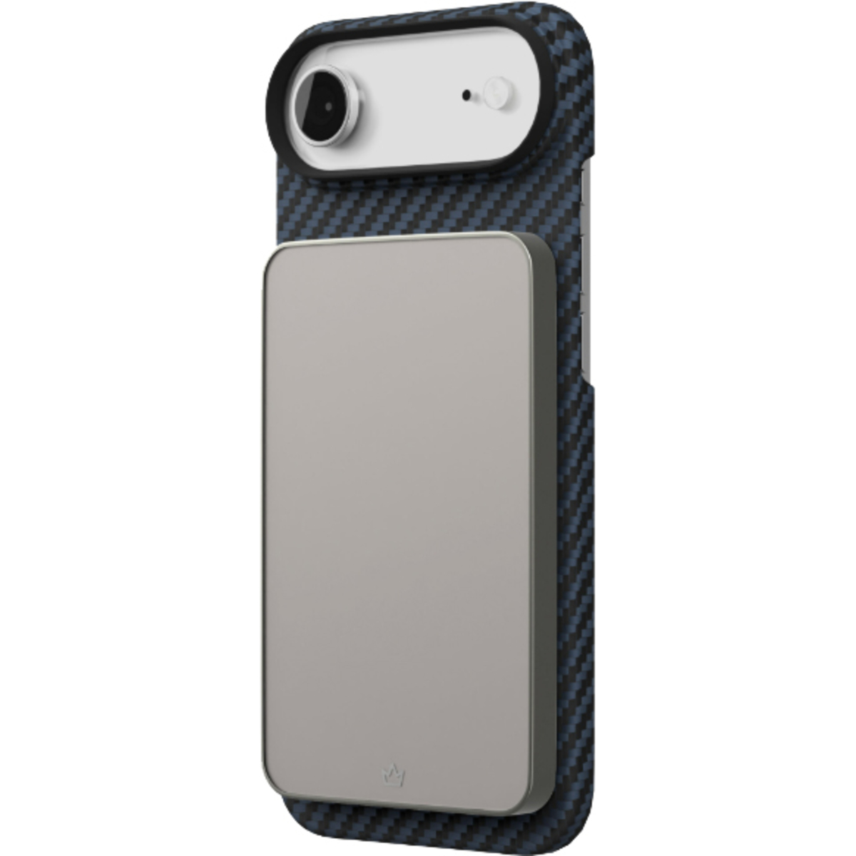 Чехол-накладка VLP Kevlar Case with MagSafe для смартфона Apple iPhone Air, синий