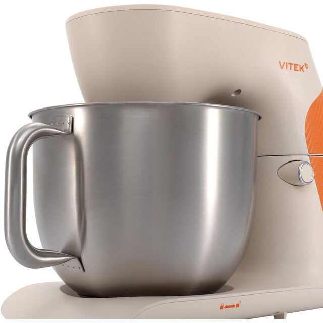 Миксер планетарный Vitek VT-PM0331 (Цвет: Cream / Orange) Миксер планетарный Vitek VT-PM0331 (Цвет: Cream / Orange)