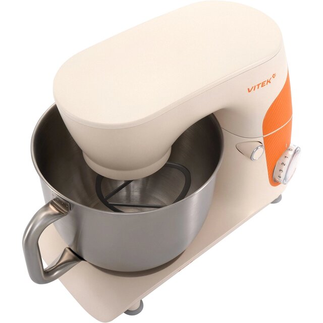 Миксер планетарный Vitek VT-PM0331 (Цвет: Cream / Orange) Миксер планетарный Vitek VT-PM0331 (Цвет: Cream / Orange)