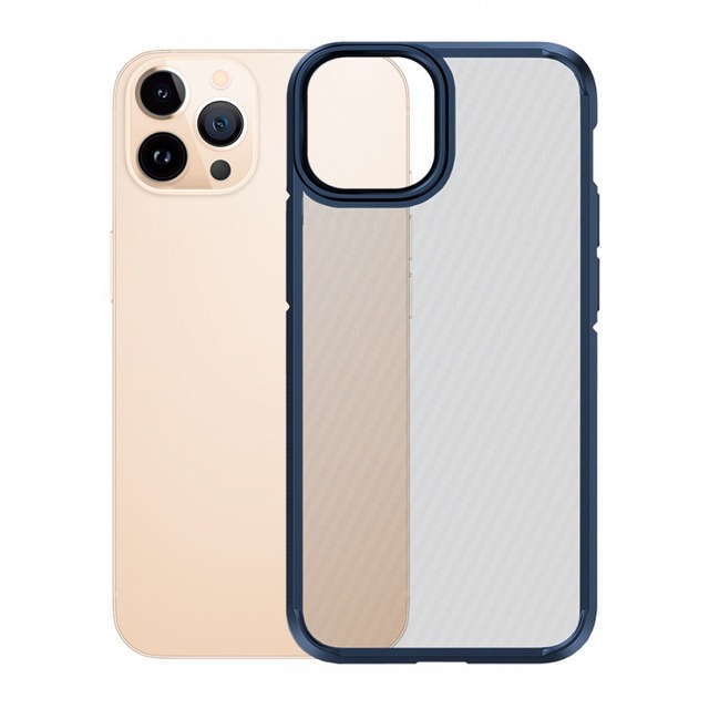 Чехол противоударный Devia Guardian Series Shockproof Case для iPhone 13 Pro (Цвет: Matte Blue)