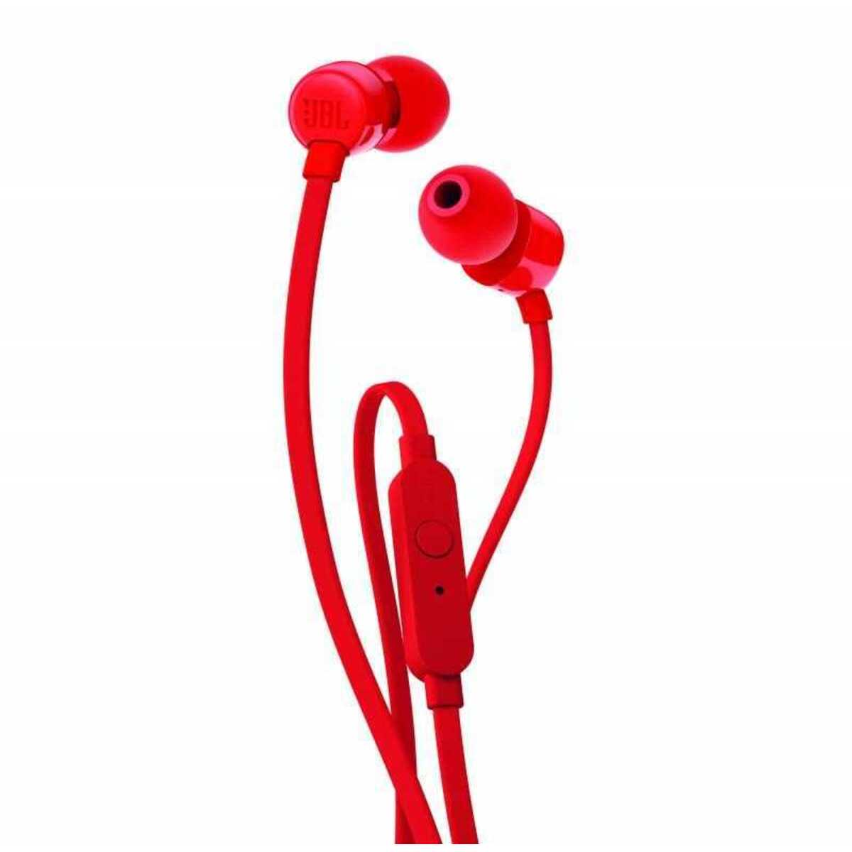 Наушники JBL TUNE 110 In-Ear Headphones with Mic (TUNE110RED), красный