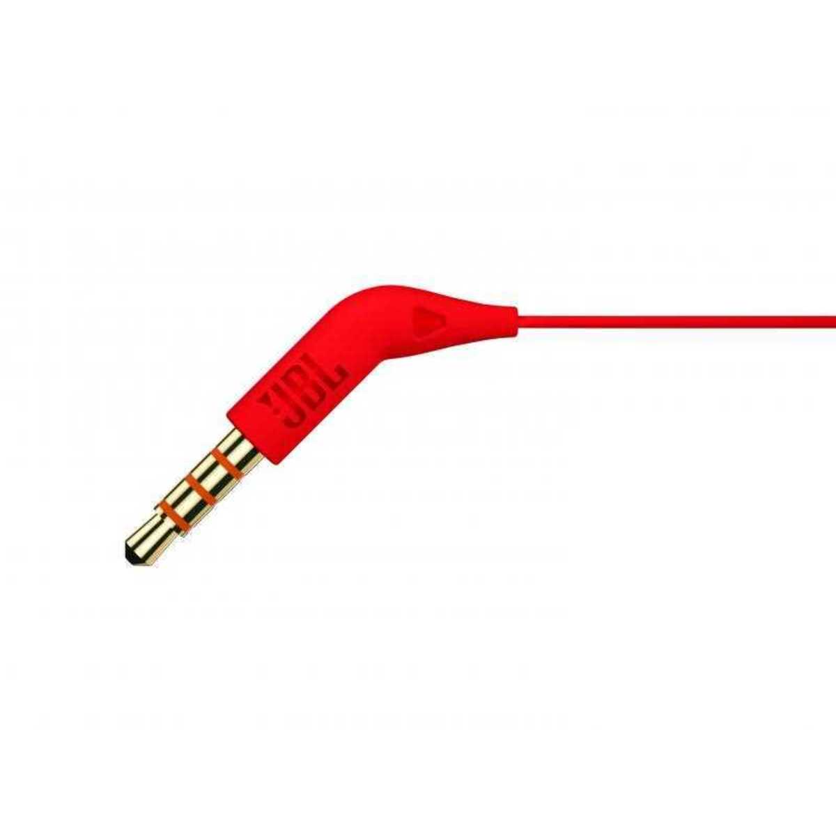 Наушники JBL TUNE 110 In-Ear Headphones with Mic (TUNE110RED), красный