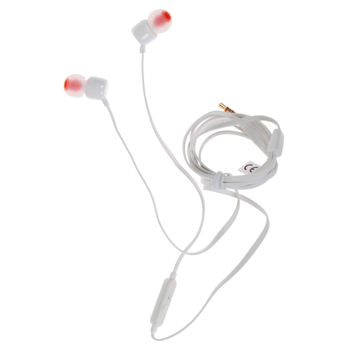 Наушники JBL TUNE 110 In-Ear Headphones with Mic (TUNE110WHT), белый