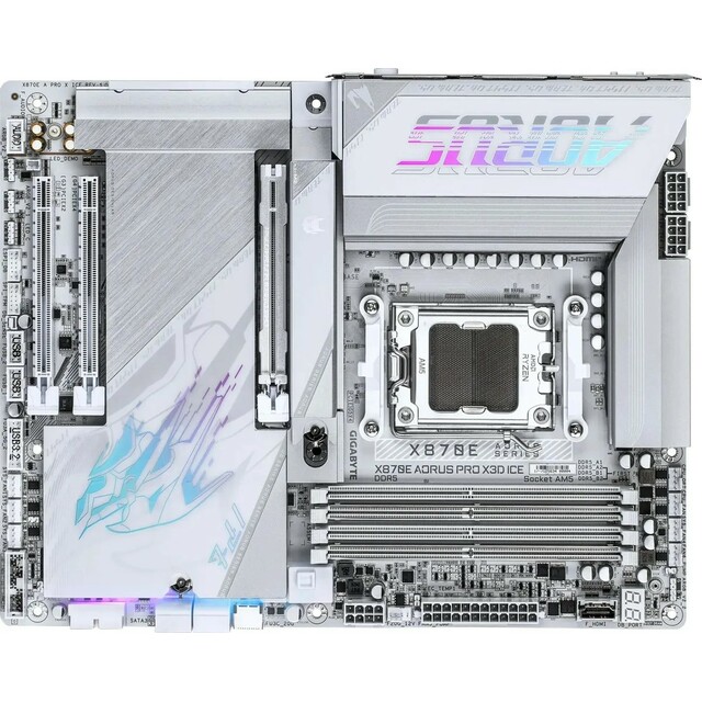 Материнская плата Gigabyte X870E AORUS PRO X3D ICE