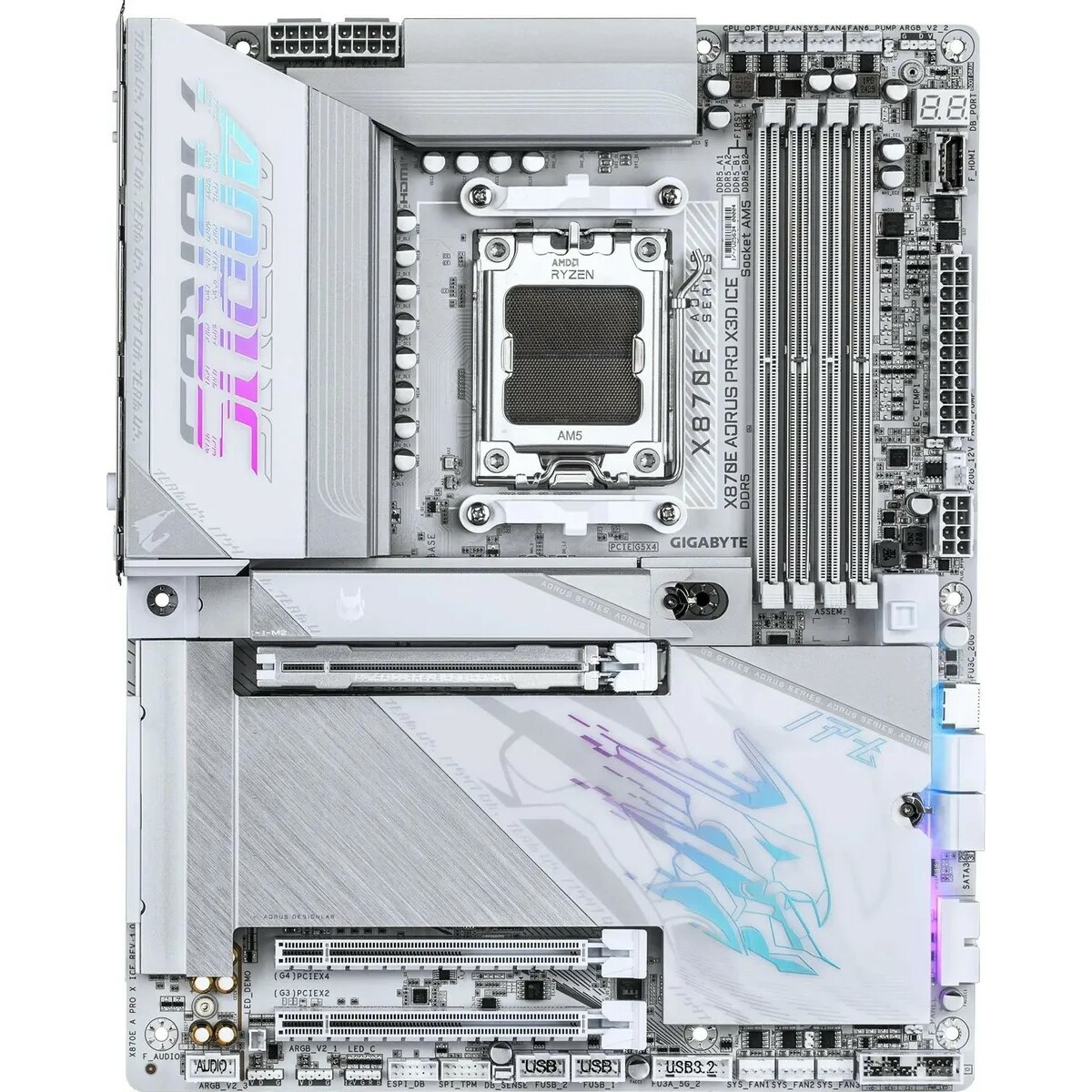 Материнская плата Gigabyte X870E AORUS PRO X3D ICE