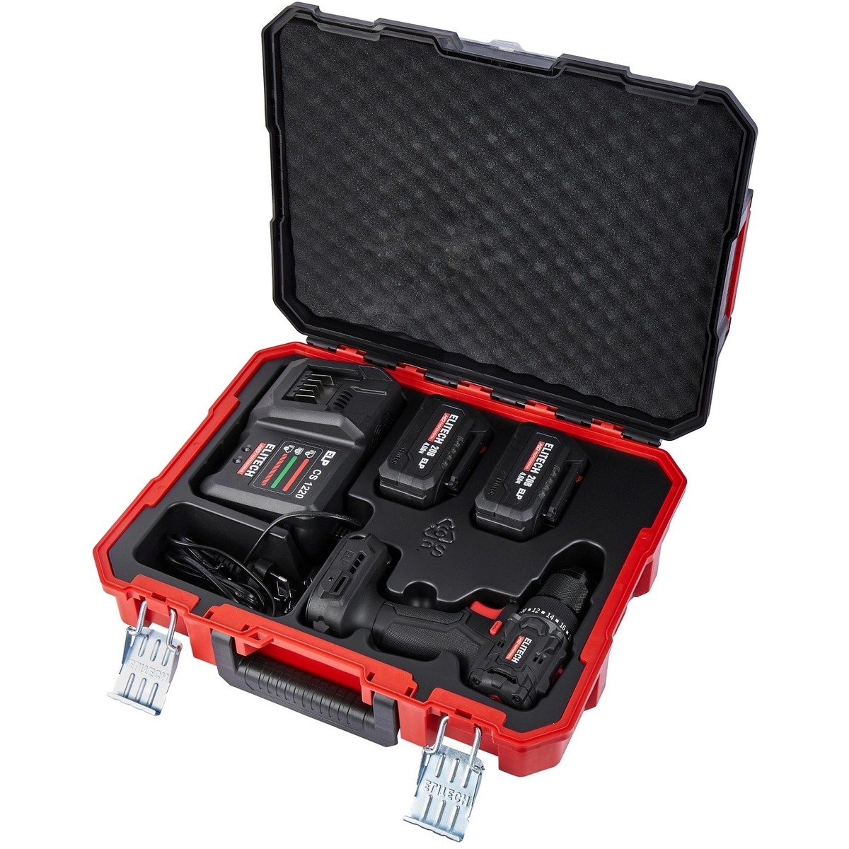 Дрель-шуруповерт Elitech CD 20SL2, черный