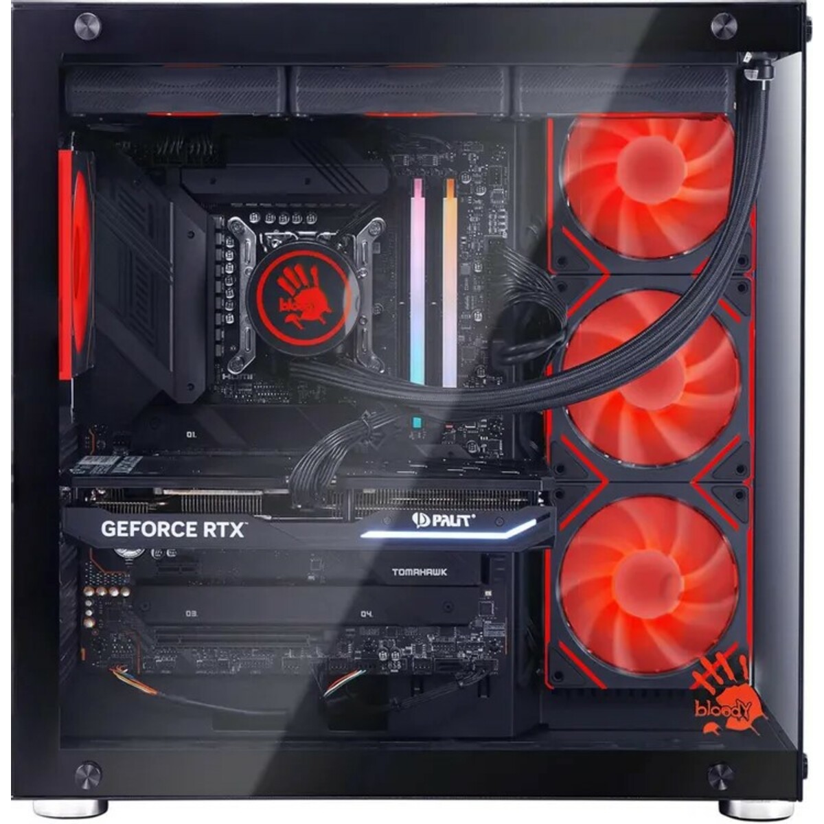 ПК Bloody BD-PC CZ79C3 (Core i7 14700KF 3.4Ghz/64Gb DDR5/SSD1Tb/NVIDIA GeForce RTX 5070 Ti 16Gb/Windows 11 Home/black) 