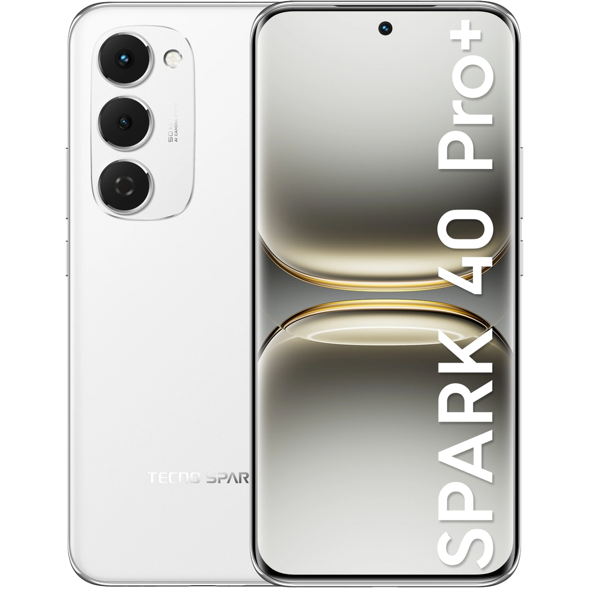 Смартфон Tecno Spark 40 Pro+ 8/256Gb, белый 