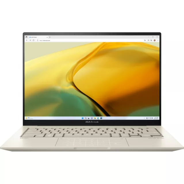 Ноутбук Asus ZenBook UX3404VA-M3090X 14.5 OLED 2880x1800/Intel Core i9-13900H/RAM 16Гб/SSD 1Тб/Intel Iris Xe Graphics/ENG|RUS/Windows 11 Pro бежевый 