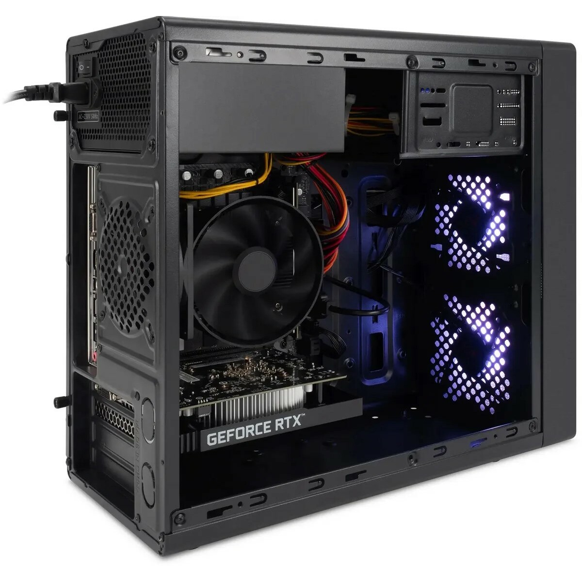 ПК IRU Game 510H6SEA  (Core i5 12400F / 16Gb DDR4 / SSD512Gb / NVIDIA GeForce RTX 3050 8Gb / Free DOS / black) 