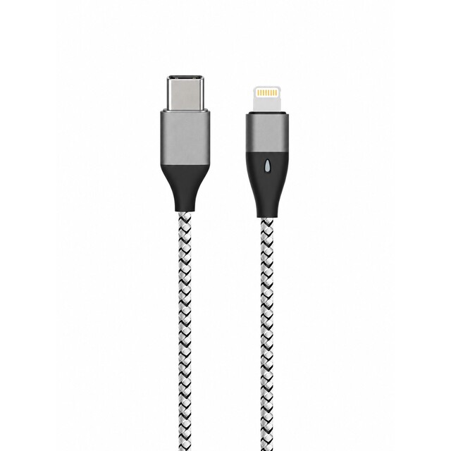 Кабель Devia Bubble Fish Series PD Cable 3A Type-C to Lightning 1м, черный