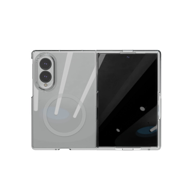 Чехол-накладка VLP Puro Case с MagSafe для Samsung Galaxy Z Fold 8, прозрачный
