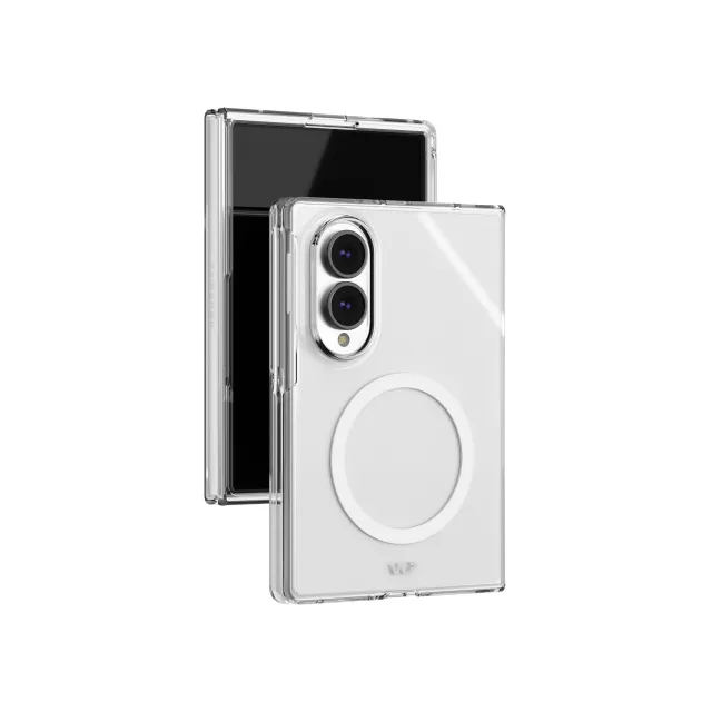 Чехол-накладка VLP Puro Case с MagSafe для Samsung Galaxy Z Fold 8, прозрачный