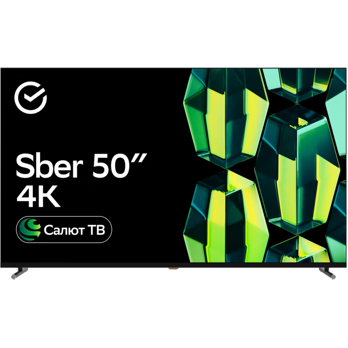 Телевизор Sber 50" SDX-50U4124, черный