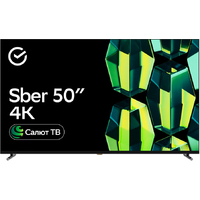 Телевизор Sber 50  SDX-50U4124, черный