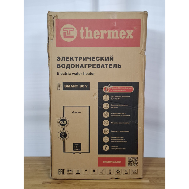 Водонагреватель Thermex Smart 80 V (Цвет: Gray)