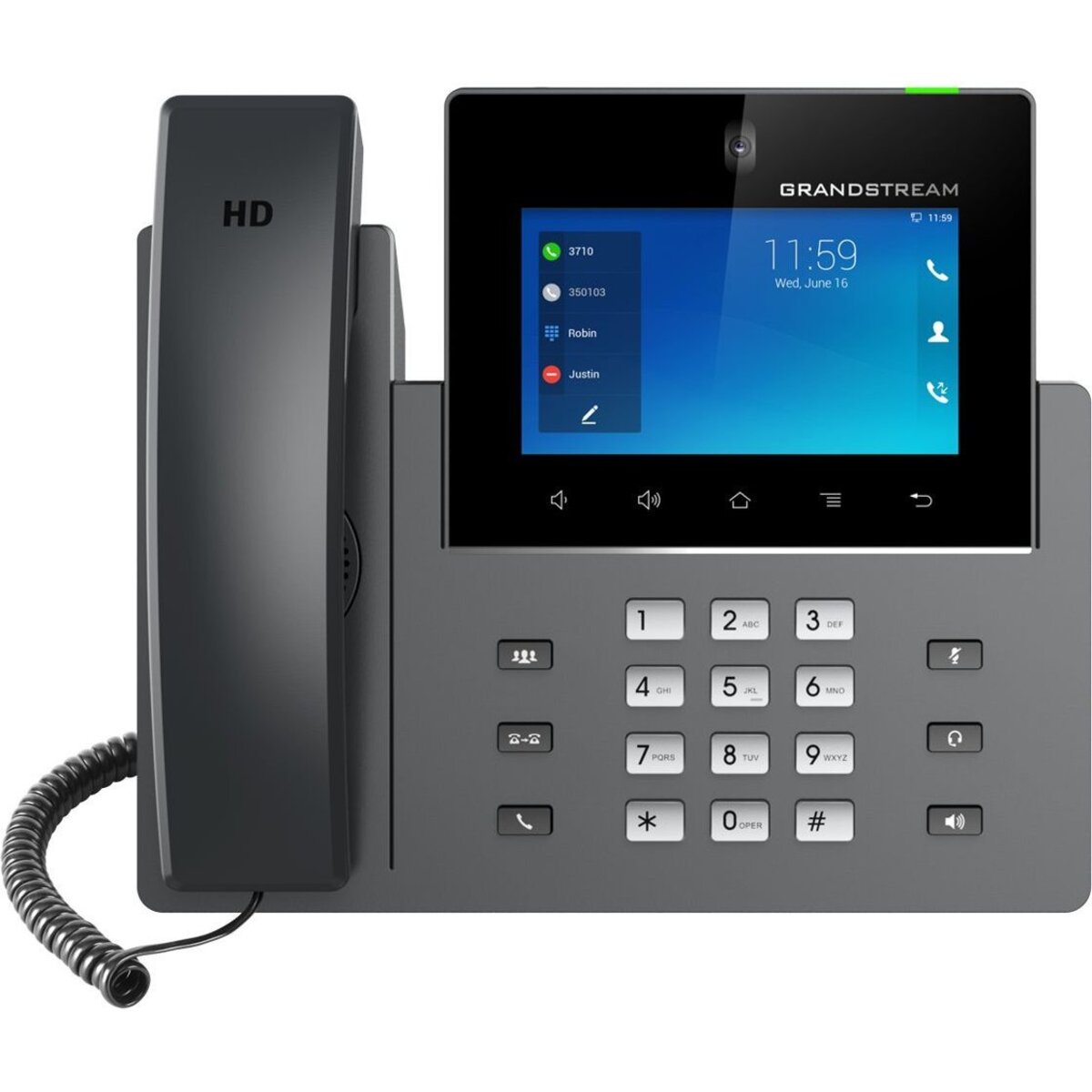 Телефон IP Grandstream GXV-3450, черный