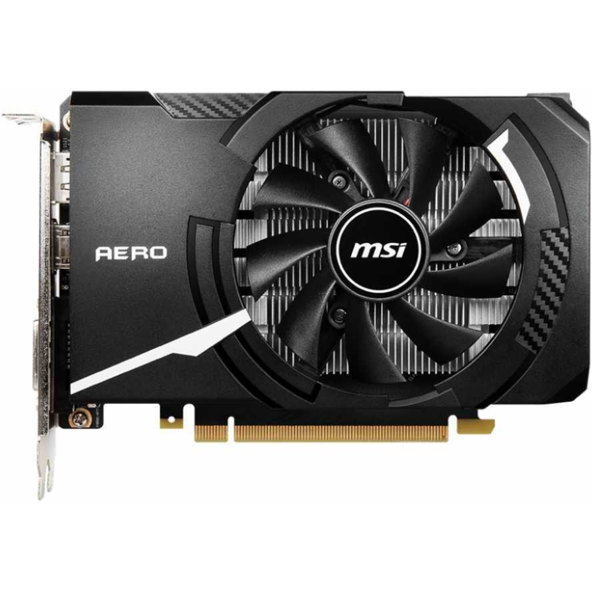 Видеокарта MSI PCI-E GTX 1650 D6 AERO ITX V1 NVIDIA GeForce GTX 1650 4096Mb 128 GDDR6 1485 / 12000 DVIx1 / HDMIx1 / DPx1 / HDCP Ret