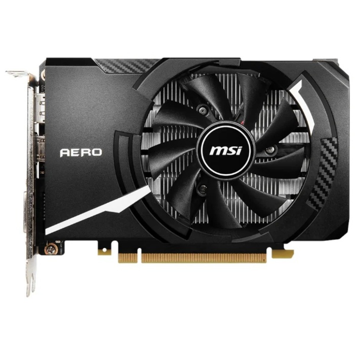 Видеокарта MSI PCI-E GTX 1650 D6 AERO ITX V1 NVIDIA GeForce GTX 1650 4096Mb 128 GDDR6 1485 / 12000 DVIx1 / HDMIx1 / DPx1 / HDCP Ret