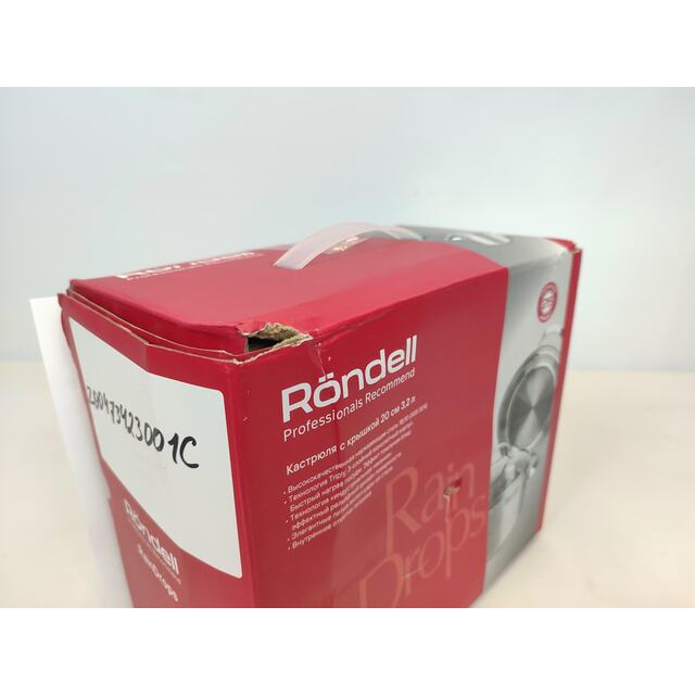 Кастрюля Rondell RainDrops RDS-1294 (Цвет: Inox) Кастрюля Rondell RainDrops RDS-1294 (Цвет: Inox)