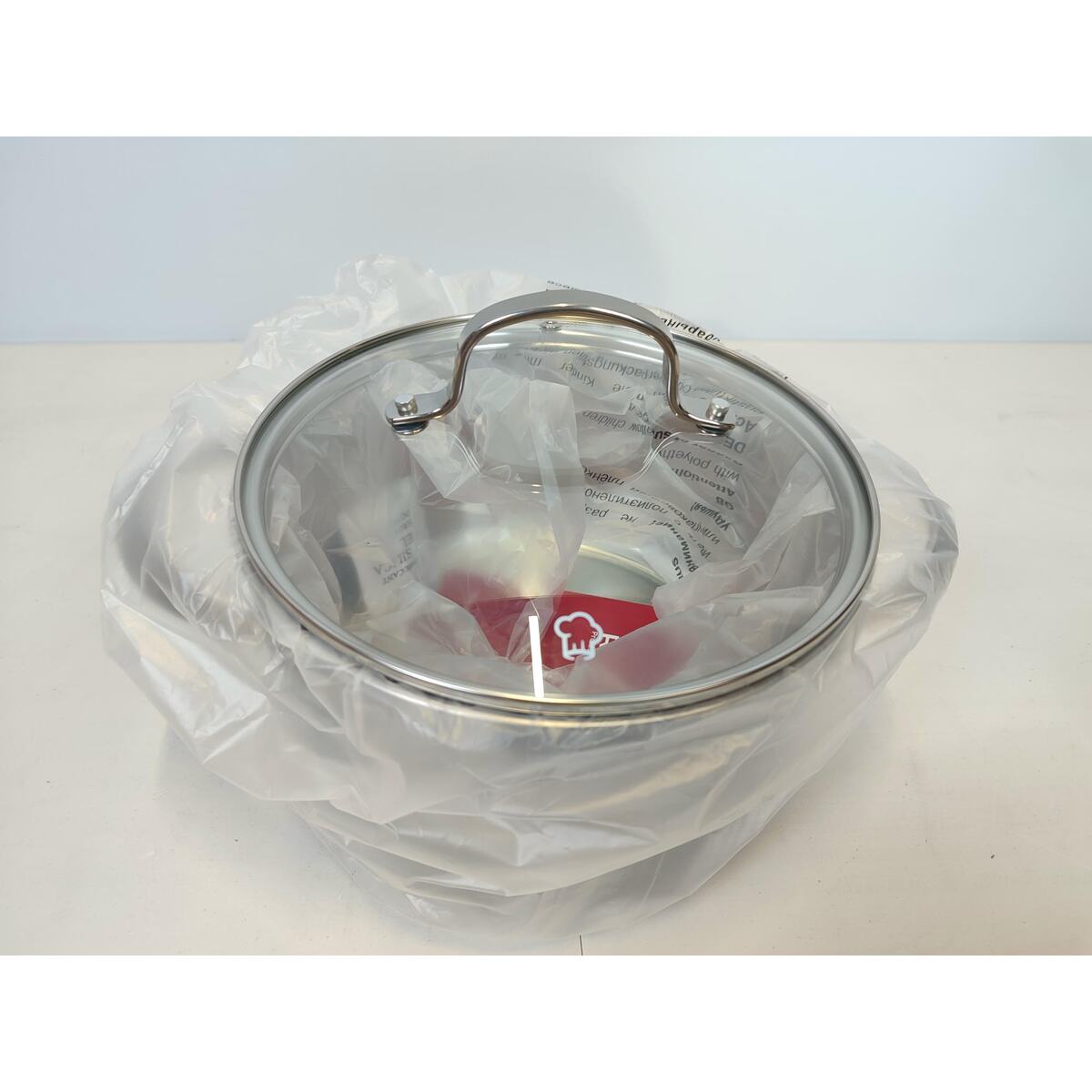 Кастрюля Rondell RainDrops RDS-1294 (Цвет: Inox)