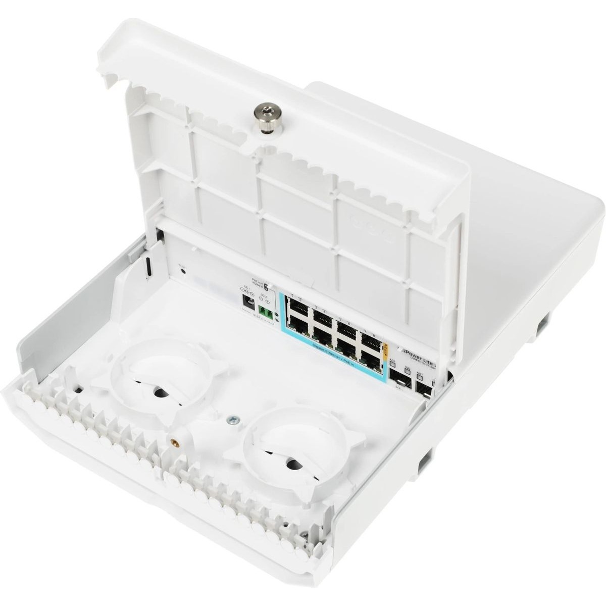 Коммутатор MikroTik netPower Lite 7R CSS610-1GI-7R-2S+OUT