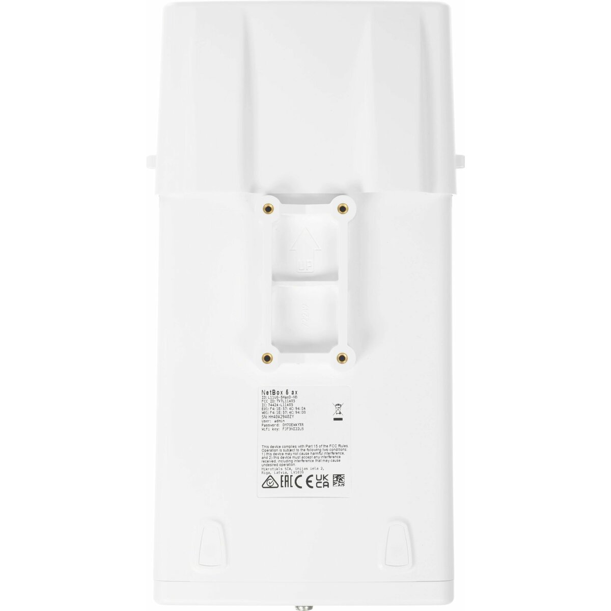 Точка доступа MikroTik NetBox 5 ax