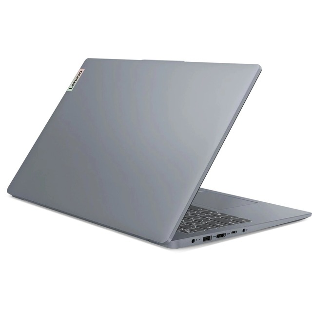 Ноутбук Lenovo IdeaPad Slim 3 15IRH8 Core i7 13620H 16Gb SSD512Gb Intel UHD Graphics 15.6 IPS FHD (1920x1080) noOS grey WiFi BT Cam (83EM003TPS)