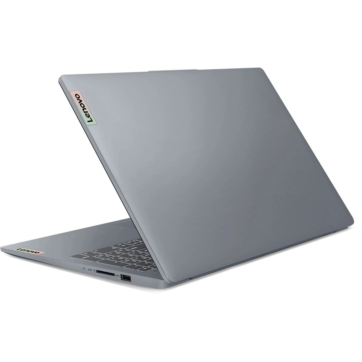 Ноутбук Lenovo IdeaPad Slim 3 15IRH8 Core i7 13620H 16Gb SSD512Gb Intel UHD Graphics 15.6 IPS FHD (1920x1080) noOS grey WiFi BT Cam (83EM003TPS)