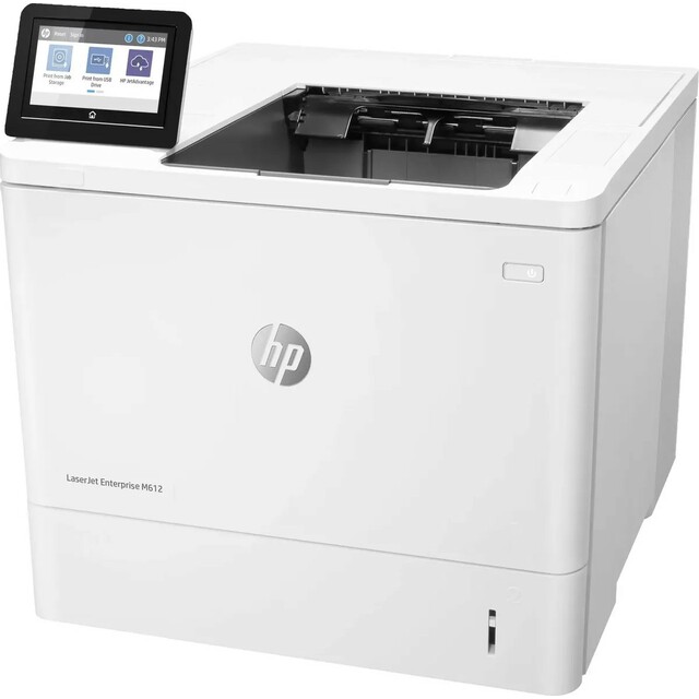 Принтер лазерный HP LaserJet Enterprise M612dn, белый