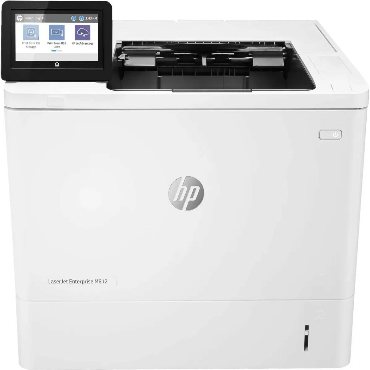 Принтер лазерный HP LaserJet Enterprise M612dn, белый