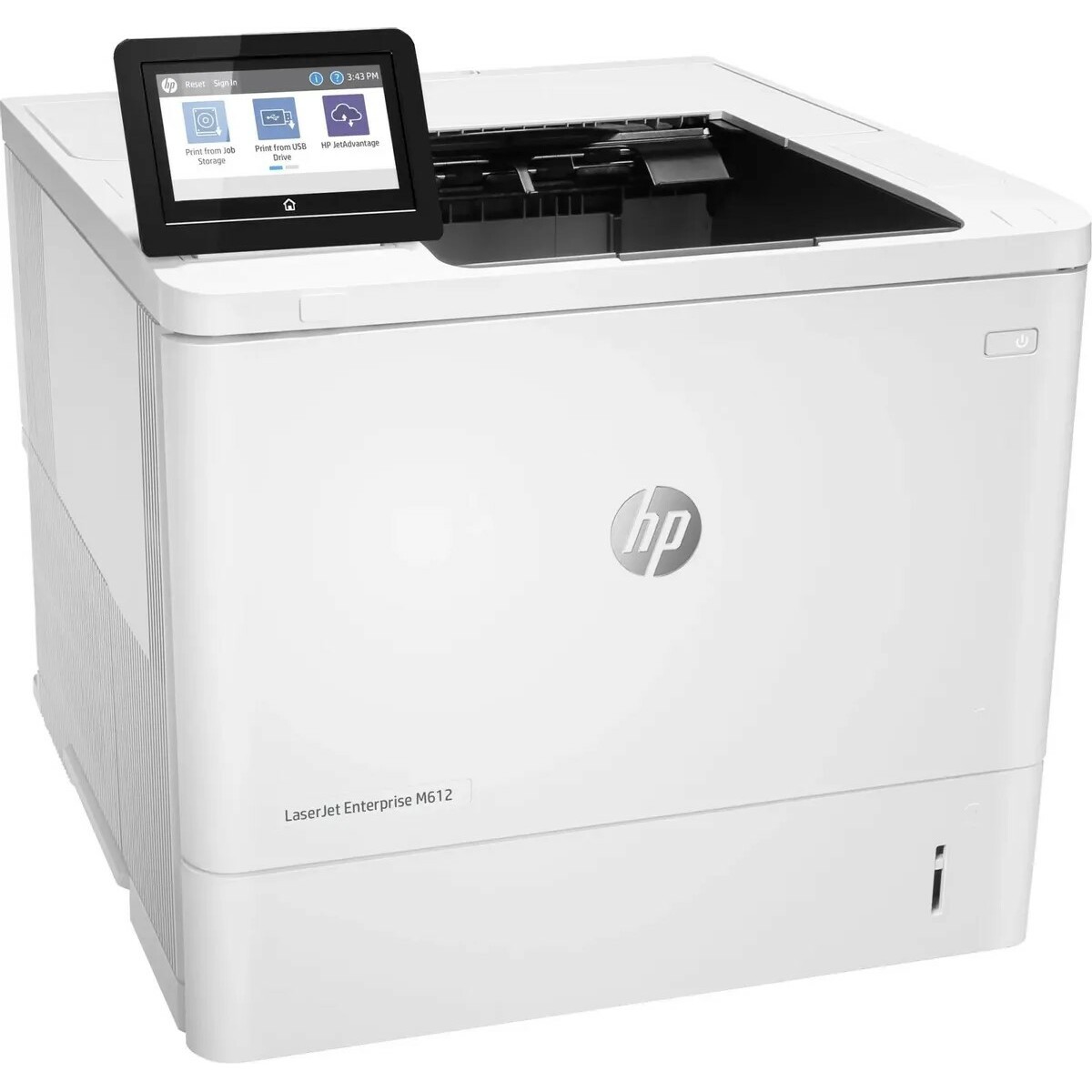 Принтер лазерный HP LaserJet Enterprise M612dn, белый