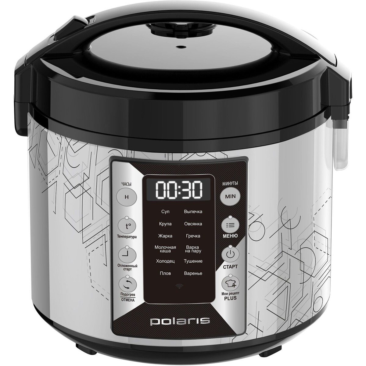 Мультиварка Polaris PMC 0524 WiFi IQ Home (Цвет: Silver / Black)
