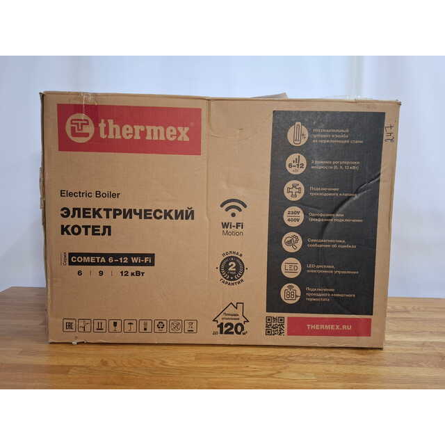Электрический котел Thermex Cometa 6-12 Wi-Fi (Цвет: Gray)