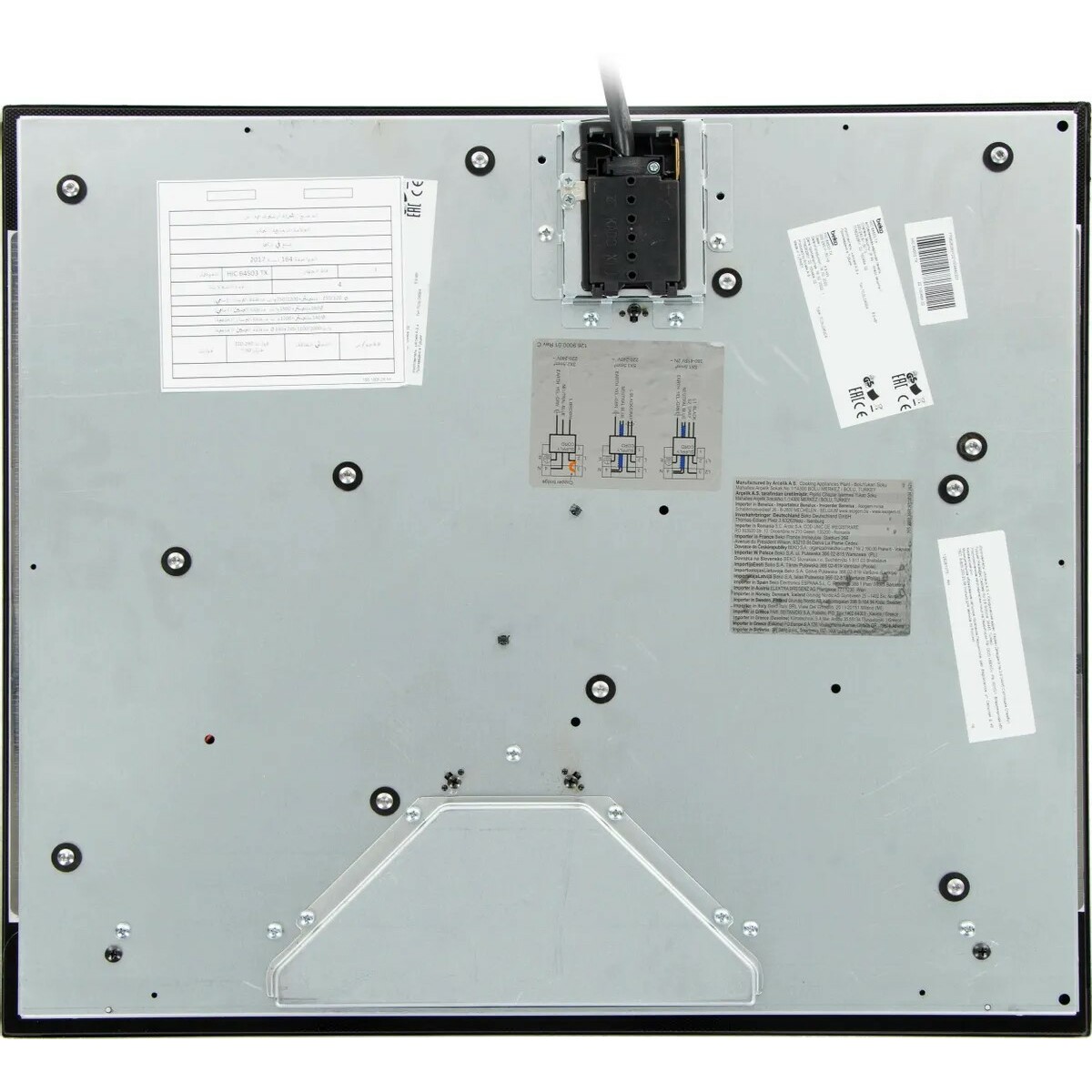 Варочная панель Beko HIC 64503TX, черный