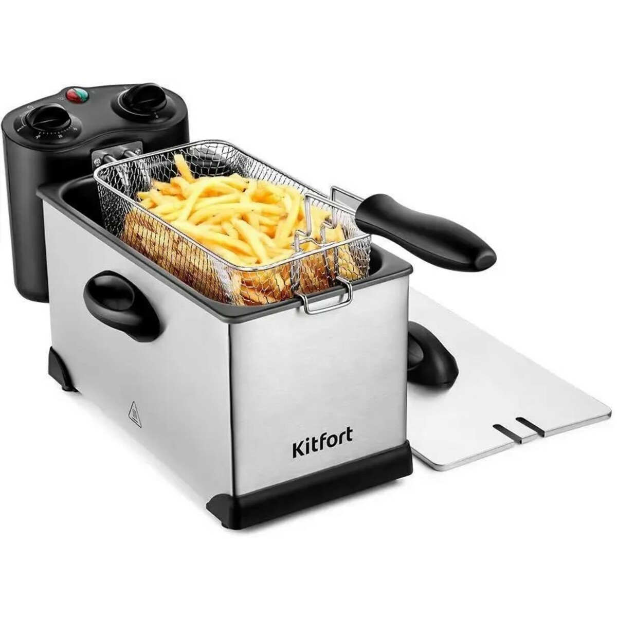 Фритюрница Kitfort КТ-4052 (Цвет: Silver/Black)