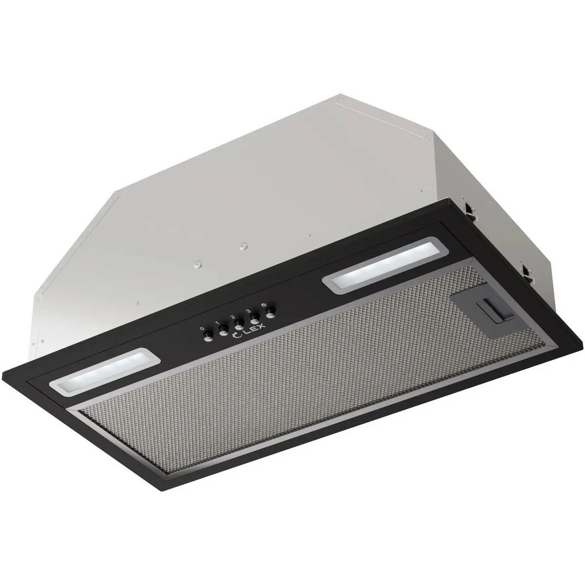 Вытяжка встраиваемая Lex Hyper 600 BL, черный 