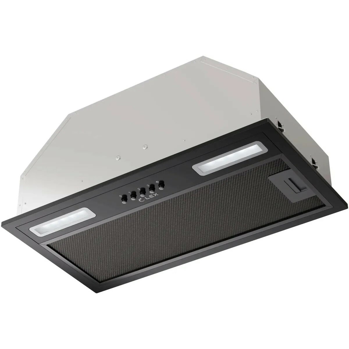 Вытяжка встраиваемая Lex Hyper 600 Inverter BBL, черный 