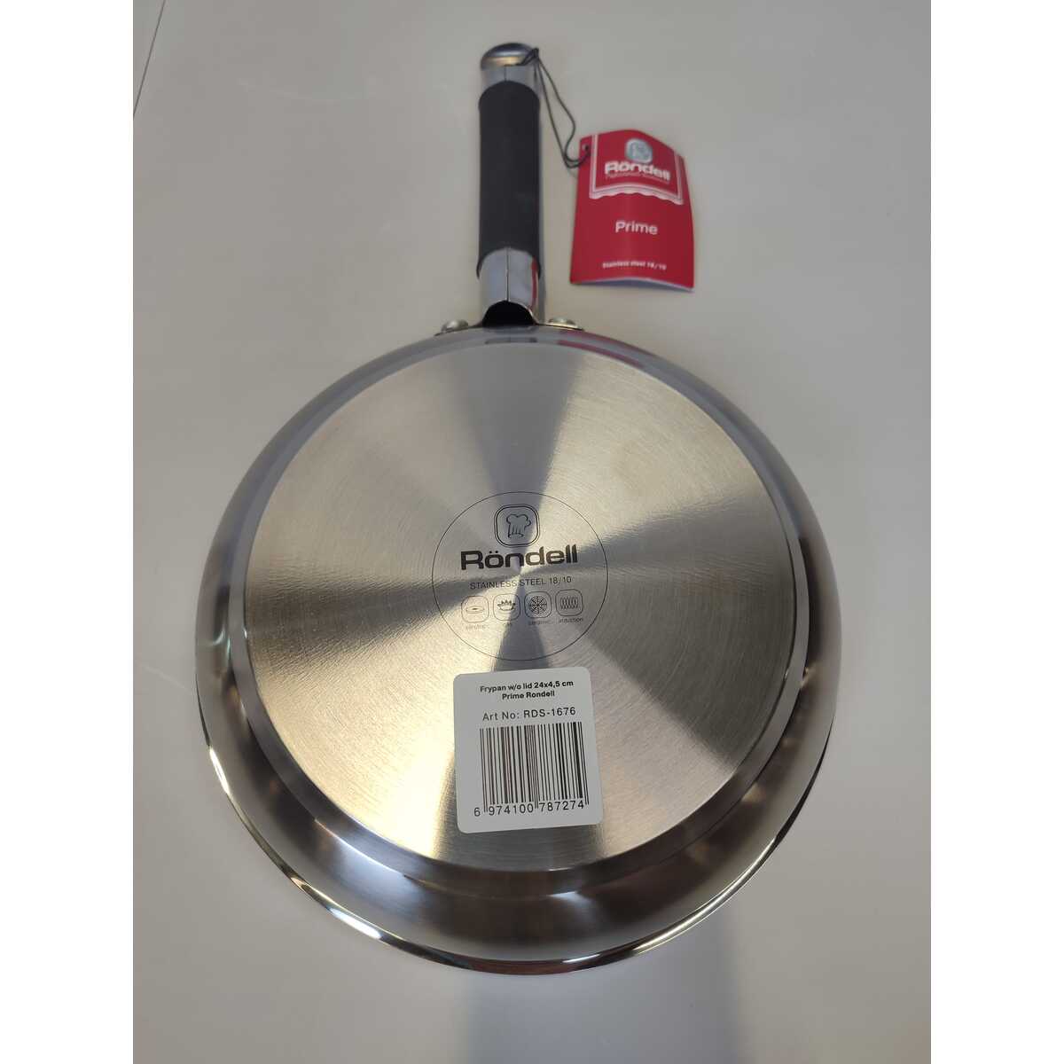 Сковорода Rondell Prime RDS-1676 (Цвет: Inox)
