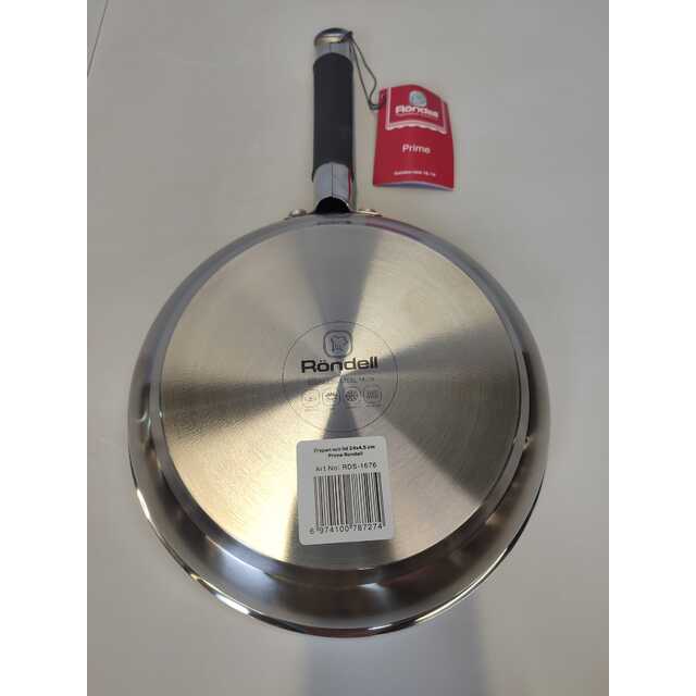 Сковорода Rondell Prime RDS-1676 (Цвет: Inox) Сковорода Rondell Prime RDS-1676 (Цвет: Inox)