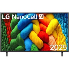 Телевизор LG 43  43NANO80A6B.ARUG, черный