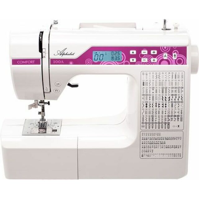 Швейная машина Comfort 100A (Цвет: White/Pink)