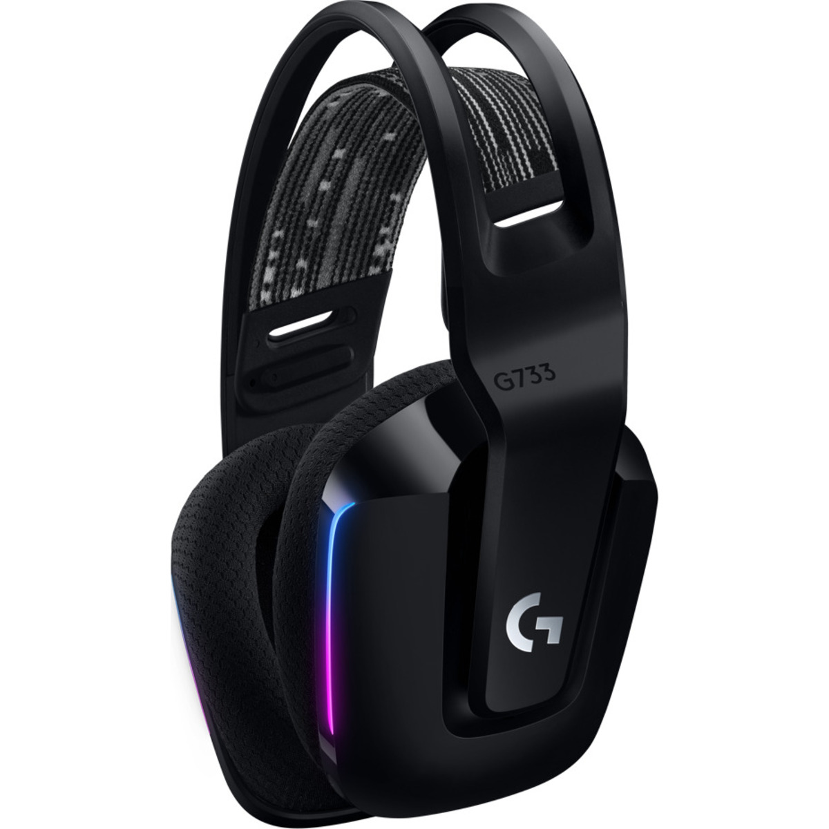 Компьютерная гарнитура Logitech G733 Lightspeed, черный