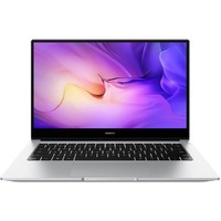 Ноутбук Huawei MateBook D 14 NbDE-WDH9, 14  (IPS/Intel Core i5 1155G7 1.0ГГц/8ГБ/512ГБ SSD/Intel Iris Xe graphics/Windows 11 Home/серебристый)