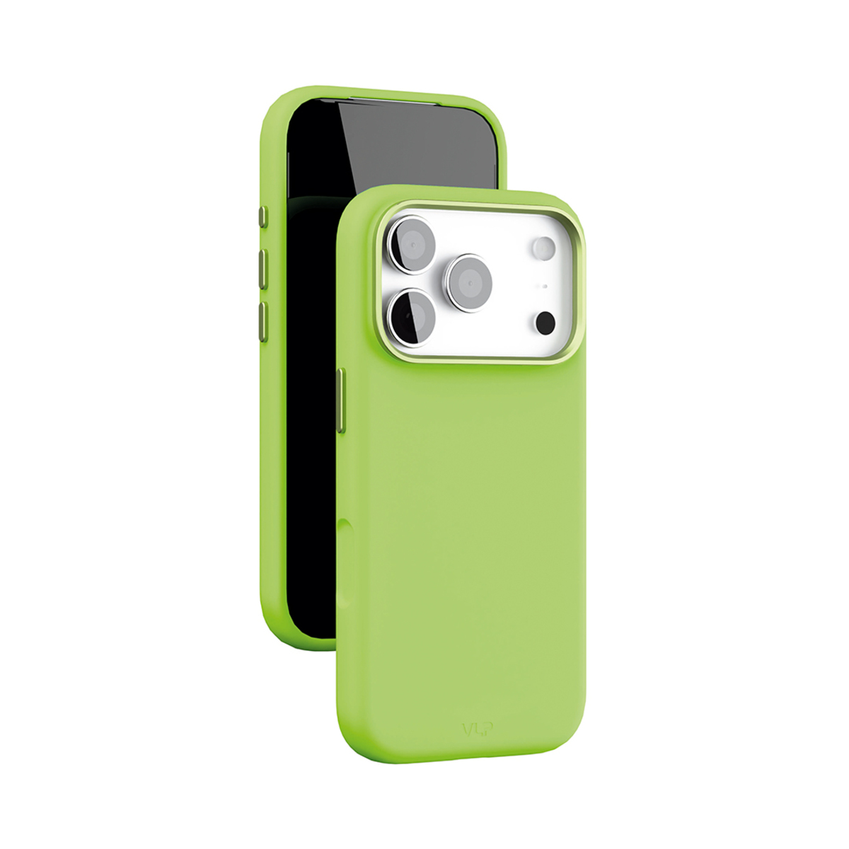 Чехол-накладка VLP Aster Pro Case with MagSafe для смартфона Apple iPhone 17 Pro (Цвет: Lime)