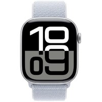 Умные часы Apple Watch Series 10 42mm Aluminum Case with Sport Loop (Цвет: Silver/Blue)