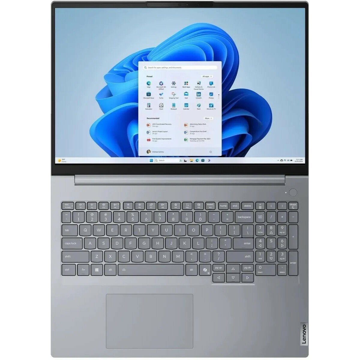 Ноутбук Lenovo Thinkbook 14 G8 IRL (Core 7 240H 2.5Ghz / 16Gb DDR5 / SSD512Gb / Intel Graphics / 14